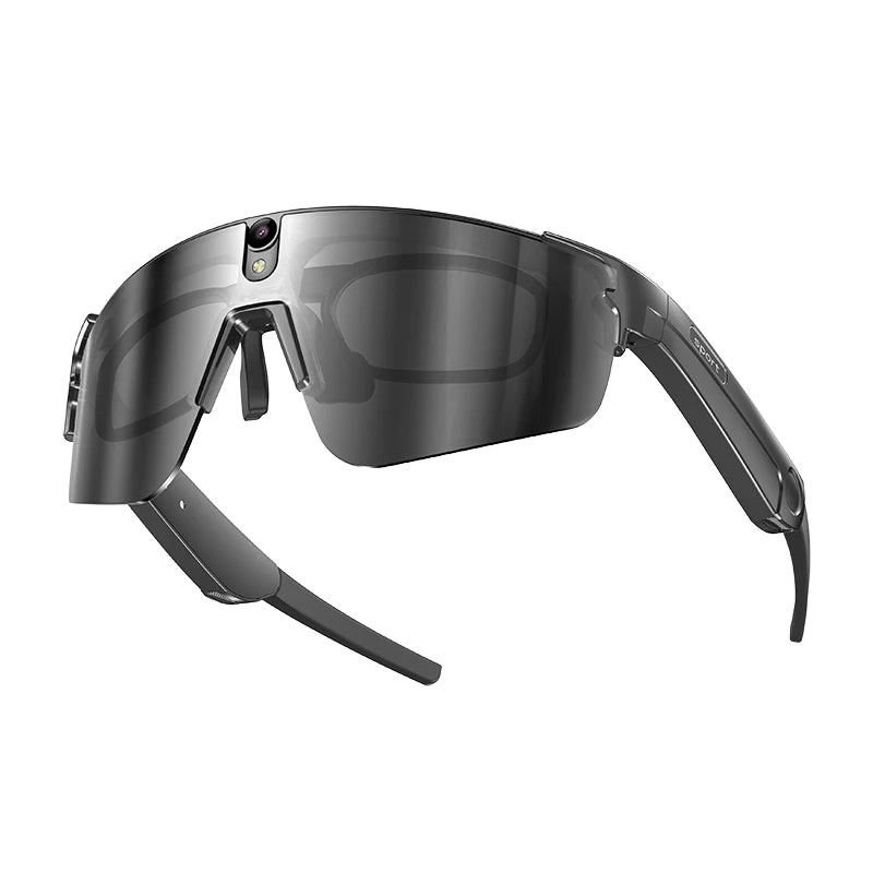Lunettes Connectées Cyclisme AI 4K – Caméra HD, Appel Bluetooth, Anti-Vibration & Protection UV